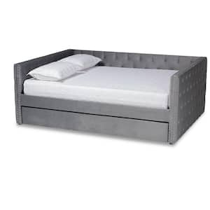 Larkin Grey Full Daybed with Trundle