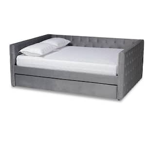 Larkin Grey Queen Daybed with Trundle