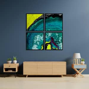 "Geode III" by Chandler Chase Framed Canvas Wall Art