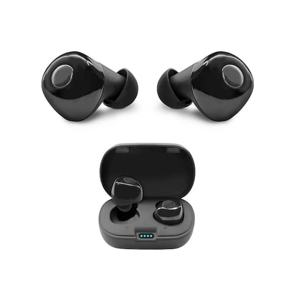 Sentry Black Wireless Active Noise Cancelling Bluetooth In-Ear Earbuds