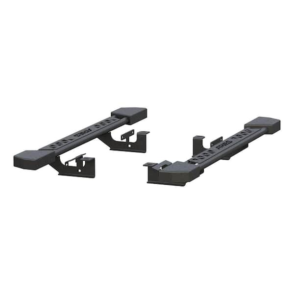 Aries Black Steel Rocker Step Guard Running Boards, Select Jeep Wrangler JL 2-Door