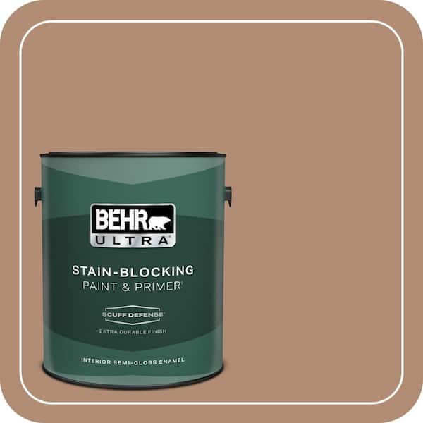 BEHR ULTRA 1 gal. #ECC-63-3 Homeland Extra Durable Semi-Gloss Enamel Interior Paint & Primer