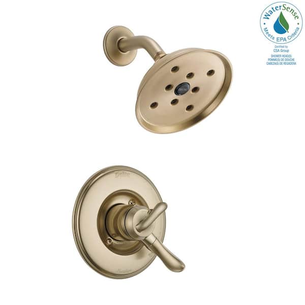 Delta Linden 1-Handle H2Okinetic Shower Only Faucet Trim Kit in Champagne Bronze (Valve Not Included)