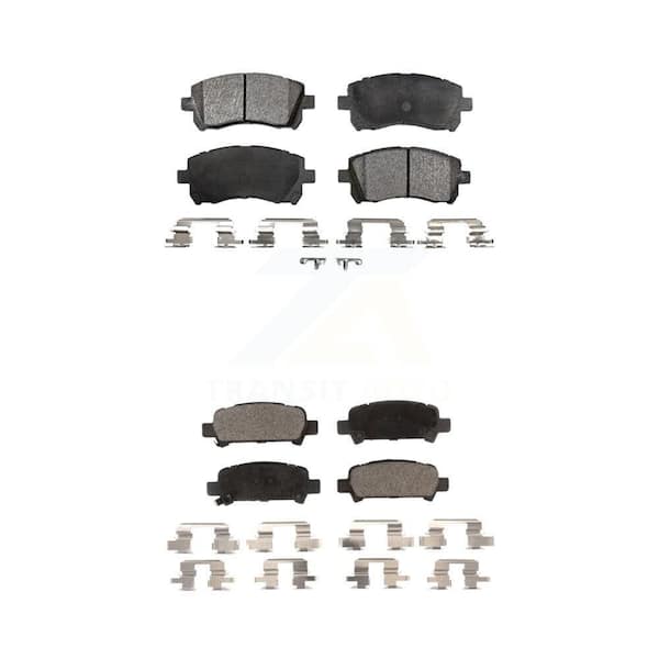 TEC Front Rear Ceramic Brake Pads Kit For Subaru Outback Forester Impreza Legacy KTC-100375