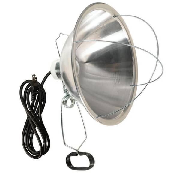 Clamp Lamp with 10 in. Reflector and Bulb Guard (300-Watt Bulb, 6 ft. Cord)