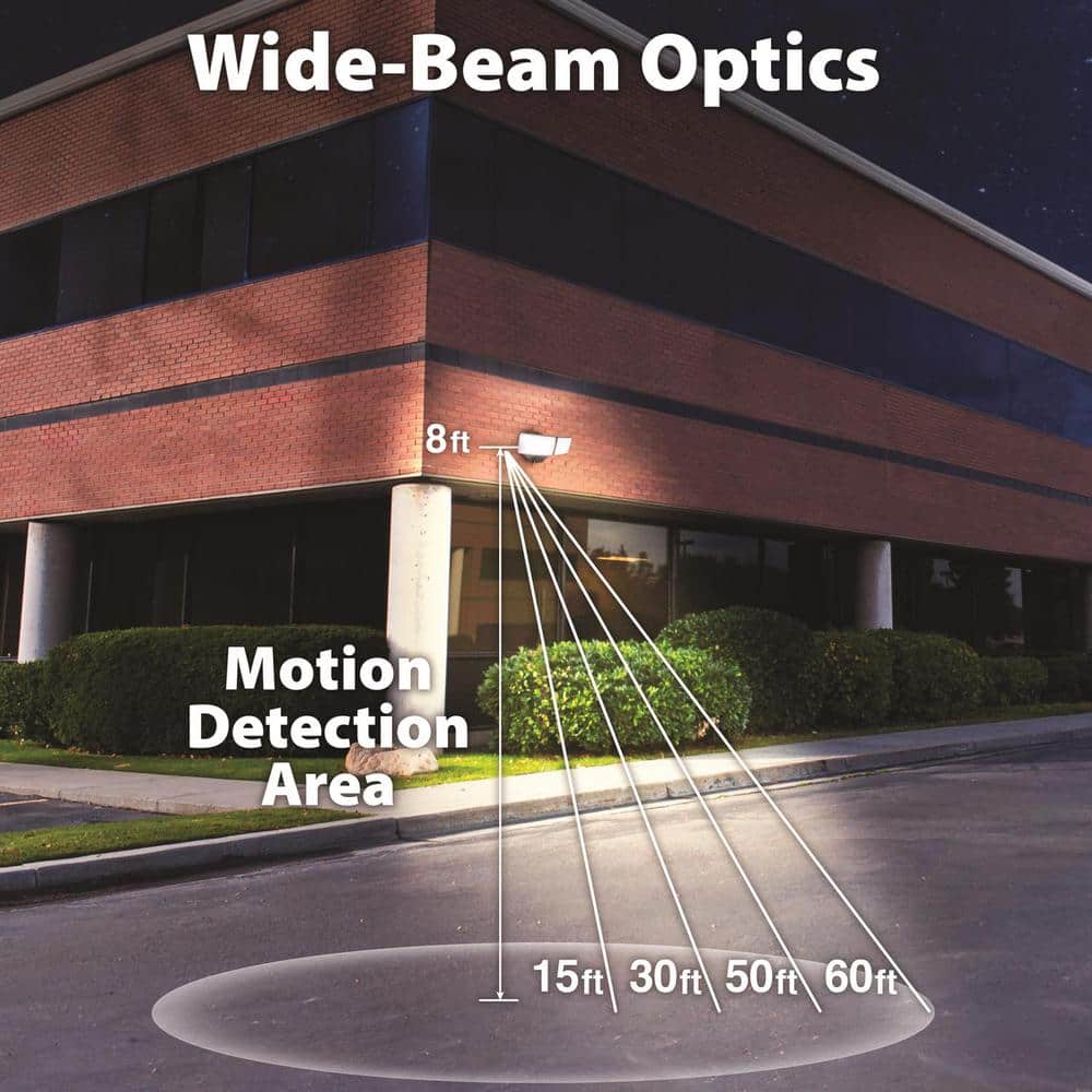 Feit Bronze Dual Head Motion-Sensing LED Security Light