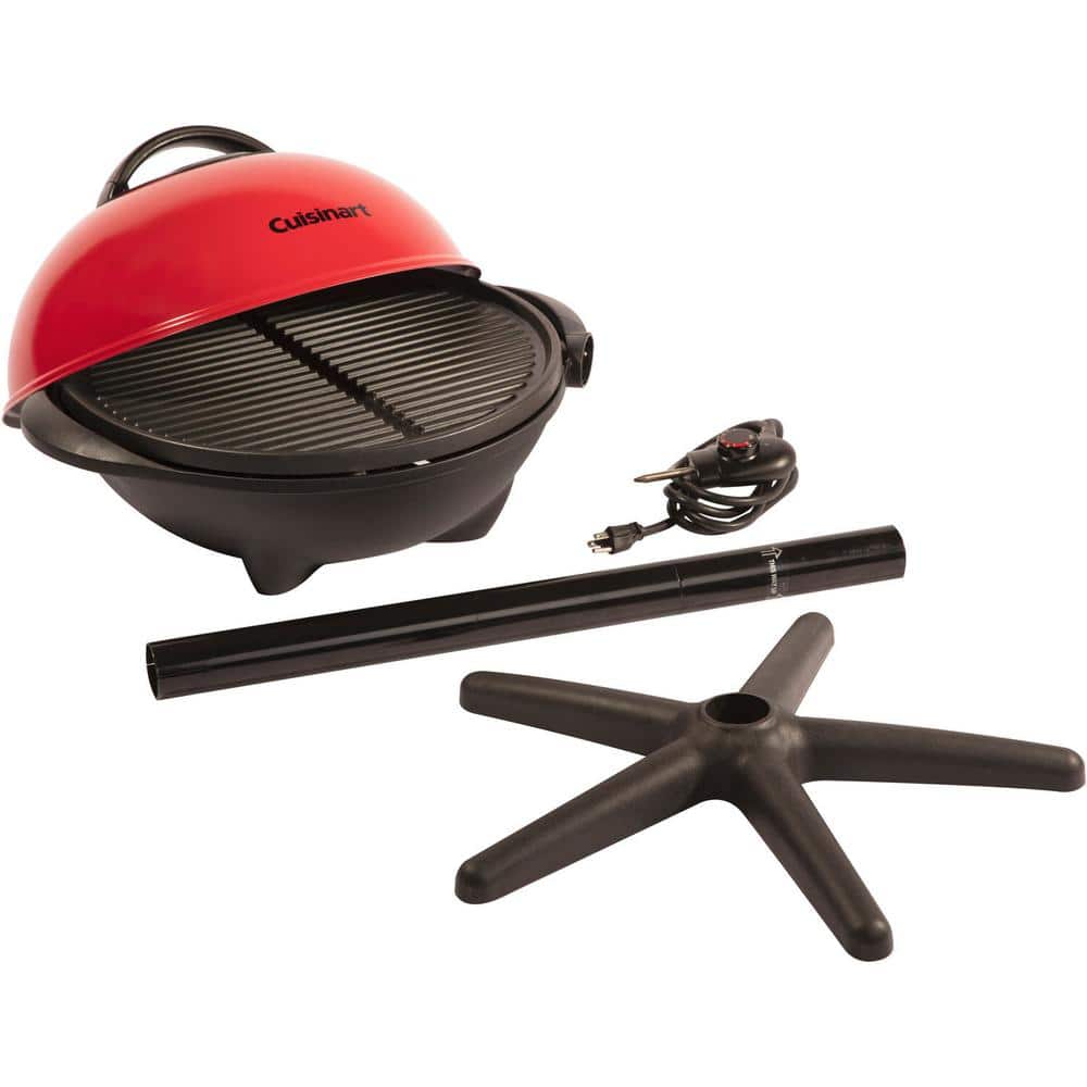 Cuisinart Red 2-in-1 Indoor/Outdoor Electric Grill