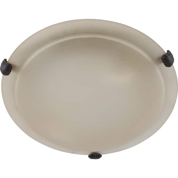 Cambridge 2-Light Coffee Flushmount