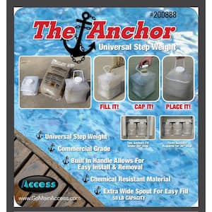 Universal Anchor Swimming Pool Ladder Step Sand Weight (4-Pack)