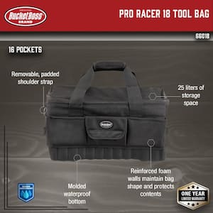 Pro Racer 18. in Tool Bag All Terrain Bottom with 14 Pockets