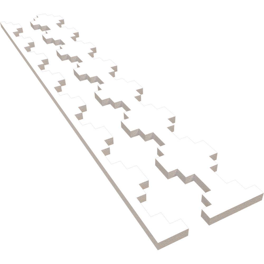 Gypsum 47 in. H x 0.75 in. W Slatwall Panels in PVC 15-Pack price history on PriceWatchPro