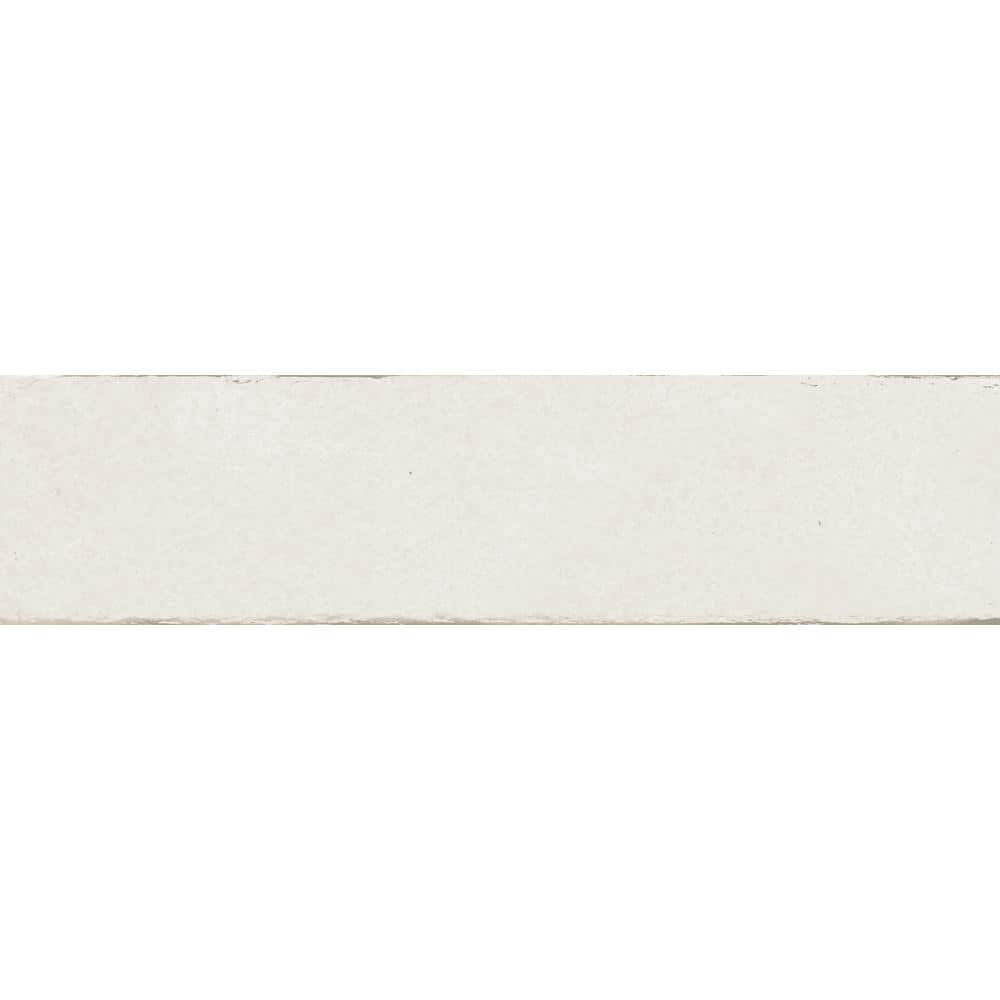 Daltile Scrapbook Album White 2 in. x 4 in. Glazed Porcelain Floor and Wall Tile Sample