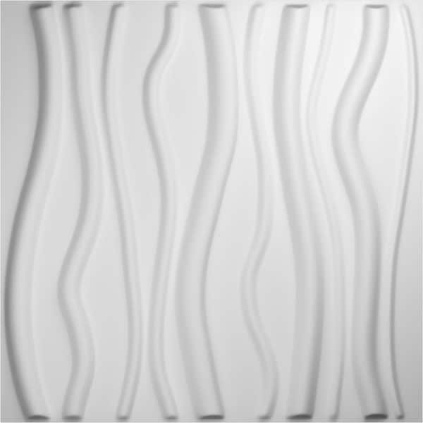 Ekena Millwork 19 5/8"W x 19 5/8"H Jackson EnduraWall Decorative 3D Wall Panel Covers 53.49 Sq. Ft. (20-Pack for 53.49 Sq. Ft.)