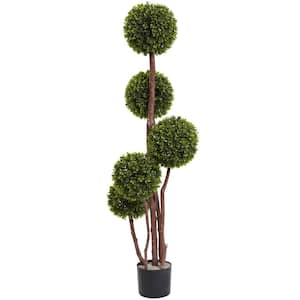 4 ft. Artificial Boxwood Topiary UV Resistant (Indoor/Outdoor)
