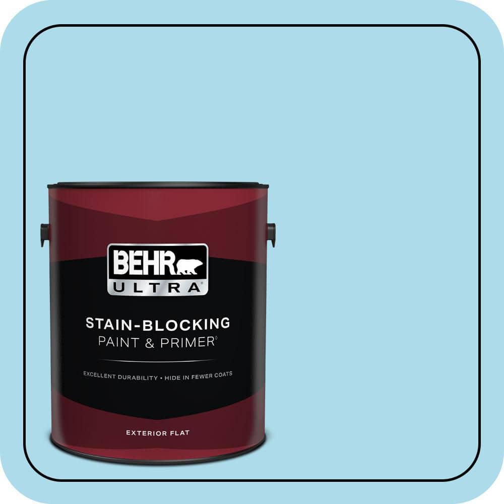 1 gal. #530A-3 Frosty Glade Flat Exterior Paint & Primer price history on PriceWatchPro