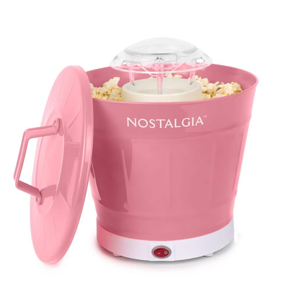 Nostalgia 1000 W 6 oz. Aqua Stirring Popcorn Machine CLSP6AQ - The Home  Depot