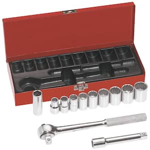 1/2 in. Drive Socket Wrench Set, 12-Piece