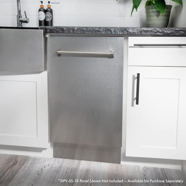 Tallac Series 18 in. Top Control 8-Cycle Tall Tub Panel Ready Dishwasher with 3rd Rack & Stainless Steel Tub