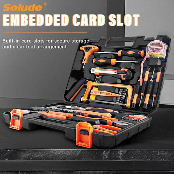 MYWISH 59-Piece Home Tool Kit, Household Basic Hand Tool Sets with