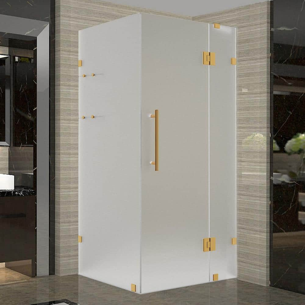 Reviews For Aston Avalux Gs 32 In X 36 In X 72 In Rectangular Pivot Frameless Corner Shower