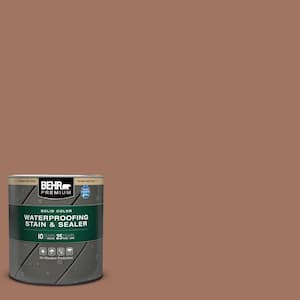 1 qt. #PFC-14 Iron Ore Solid Color Waterproofing Exterior Wood Stain and Sealer