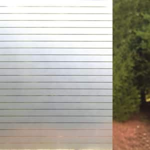 24 in. x 78 in. Striped Decorative Window Film