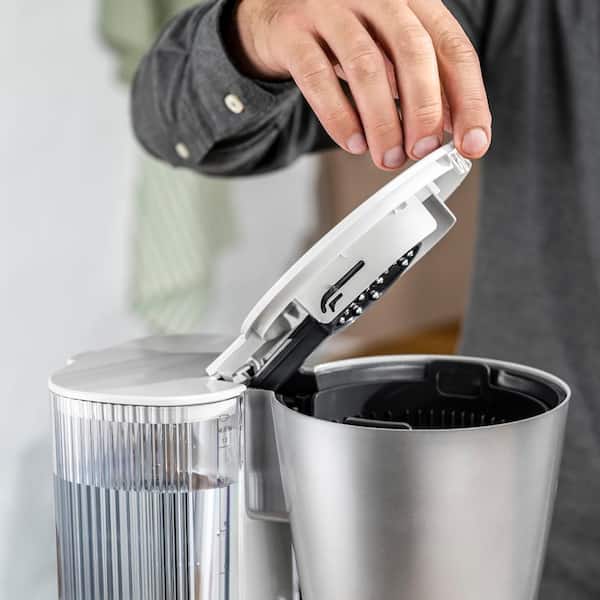 ZWILLING Enfinigy 6- Cup Glass Carafe Silver Drip Coffee Maker