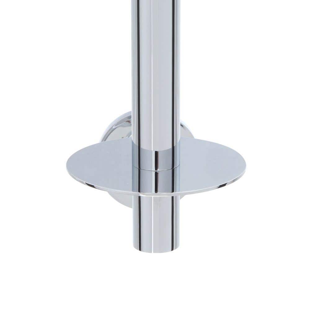 Polished Chrome Brass Vertical Toilet Paper Holder
