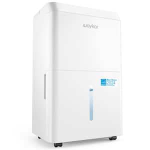 120 pt. 6,000 sq. ft. Energy Star Dehumidifier with Bucket for Bedroom, Basement and Damp Rooms in White