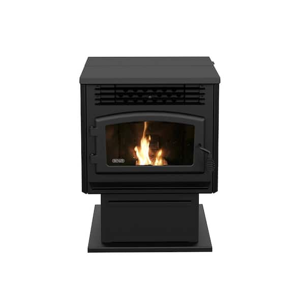 Drolet Eco-55 1,800 sq. ft. Pellet Stove with 60 lbs. Hopper and Auto Ignition EPA Certified