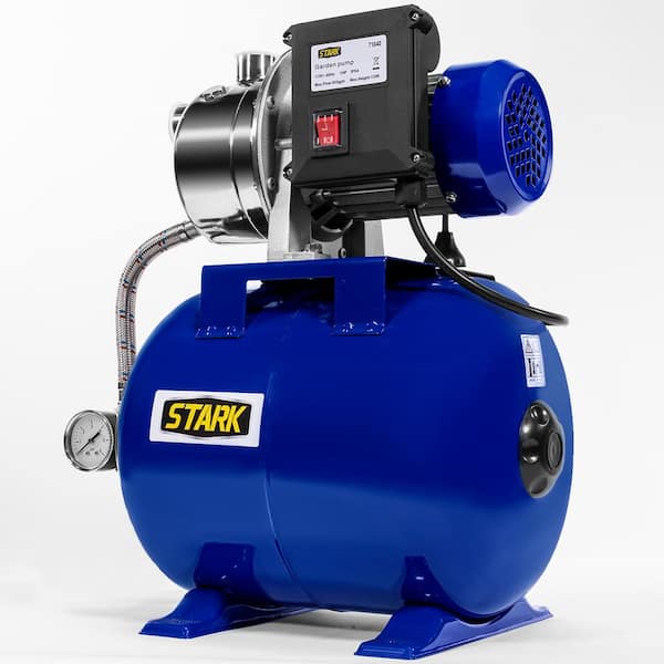 Stark 1.0 HP Garden Water Jet Pump with Tank and Automatic Booster System
