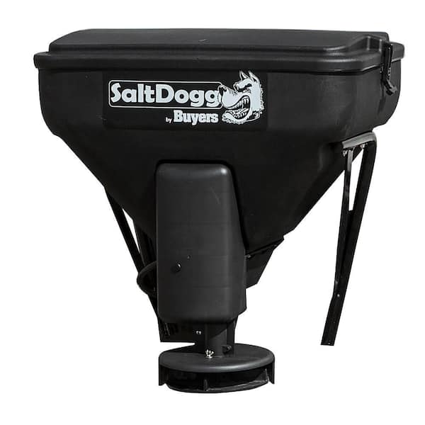 SaltDogg 4.0 cu. ft. Remote Controlled Electric Commercial Truck Tailgate Hitch Mounted Rock Salt Ice Melt Broadcast Spreader