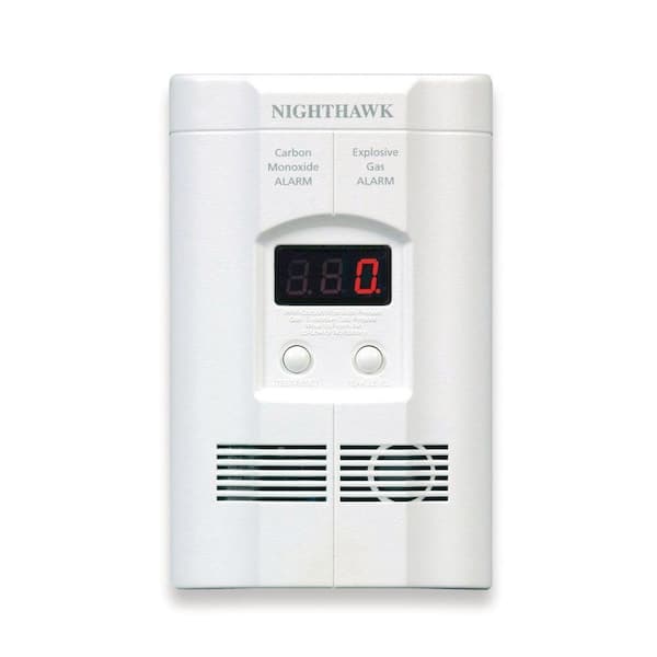 Kidde Plug-In Combination Explosive Gas/Carbon Monoxide Alarm with Digital Display and Battery Back-up