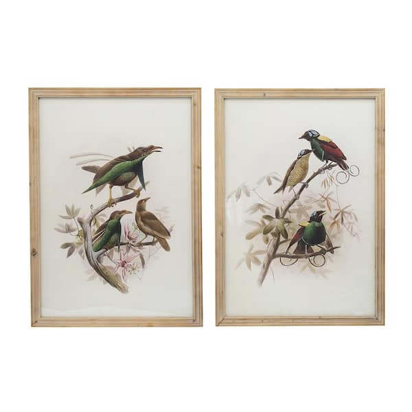 Miscool Anky 2-piece Framed Art Print 19.5 in. x 27.5 in. Bird Framed Print