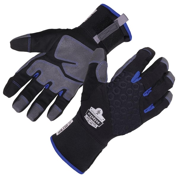 Ergodyne ProFlex 817WP Black Small Reinforced Thermal Waterproof Utility Gloves