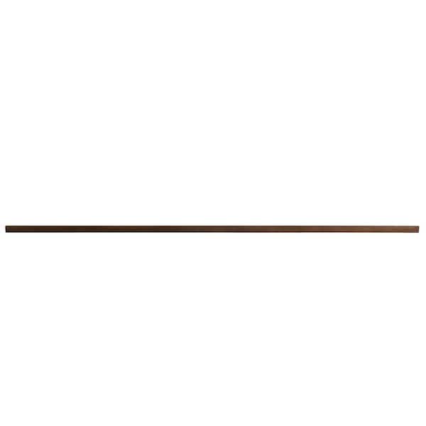 Hampton Bay Butterscotch 96.00 in. x 1.6 in. x 0.79 in. Square Edge Moulding