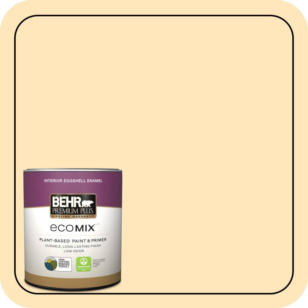 1 qt. #ICC-91 Lemon Whip Eggshell Enamel EcoMix Plant-Based Interior Paint & Primer price history on PriceWatchPro