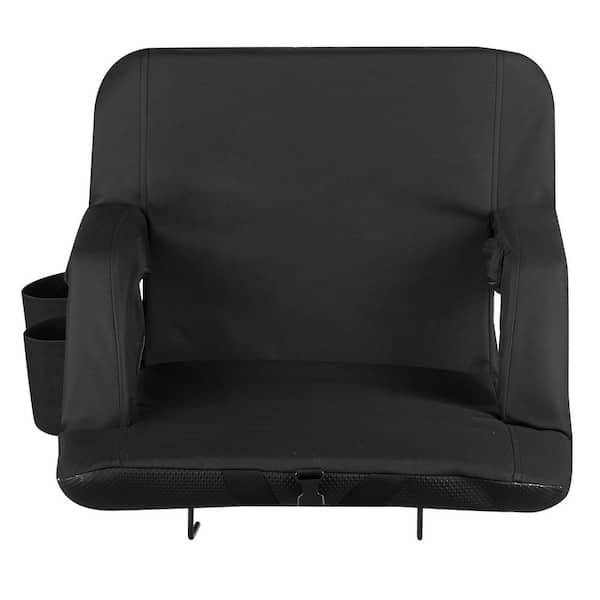 Stadium Seat, 6 Adjustable Angle Bleacher Chair, 2.75 in. Cushion Stadium Seat with Back Support and Armrest
