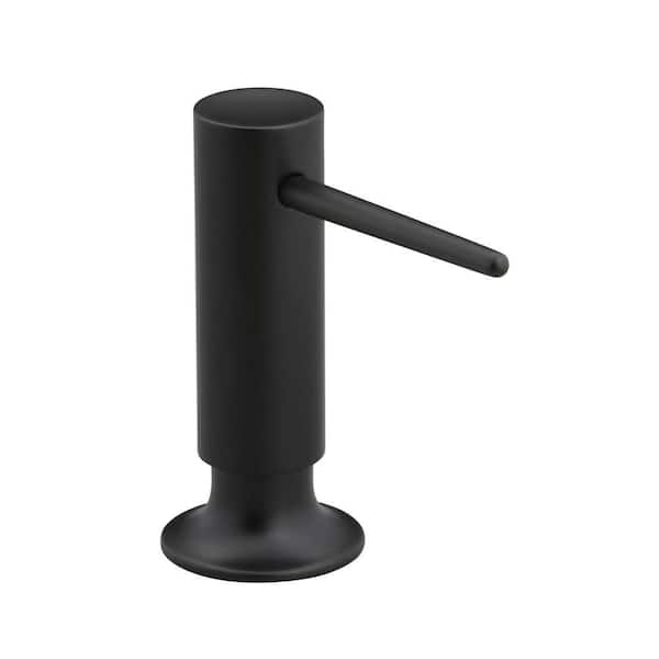 KOHLER Contemporary Design Soap/Lotion Dispenser in Matte Black