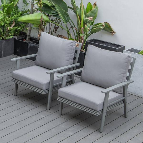 Powder coated discount aluminum patio chairs