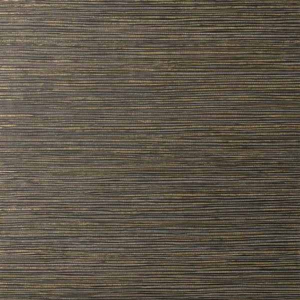Fine Decor Fusion Grey Charcoal Plain Textured Non-Pasted Paper Wallpaper Sample
