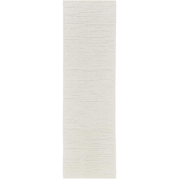 9 ft. x 12 ft. Ivory, Gray, Black Tribal Washable Area Rug