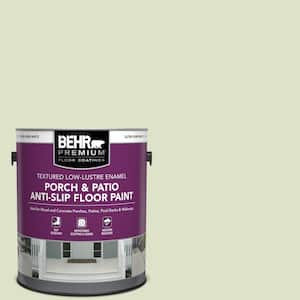 1 gal. #M350-2 Aloe Nectar Textured Low-Lustre Enamel Interior/Exterior Porch and Patio Anti-Slip Floor Paint