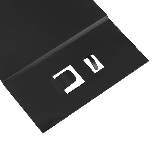 【OMMO】POINT BORDER BLOCKING KT(BLACK) YIYIBYUS 39 in. x 5 in. x 0.071 in. Black Steel Landscape