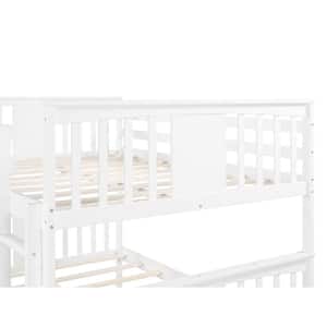 Amelia White Wood Frame Full Platform Bed