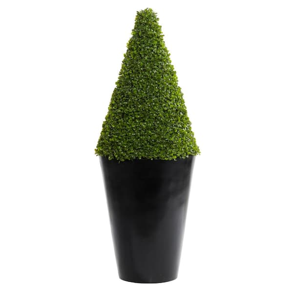 Litton Lane Black Contemporary Fiberglass Artificial foliage