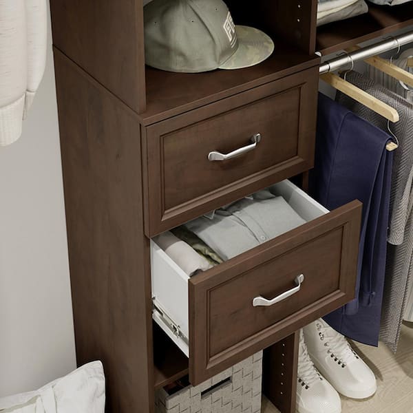 Style+ 10 in. x 17 in. Chocolate Traditional Drawer Kit for 17 in. W Style+ Tower