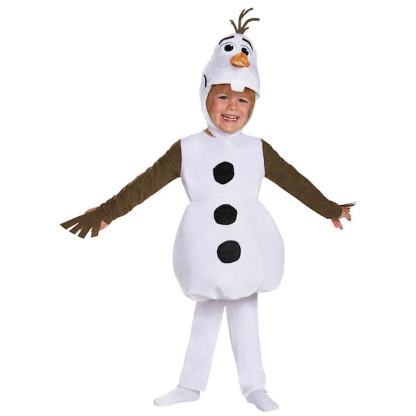 Toddler Unisex Classic Frozen Olaf Costume - 3T-4T