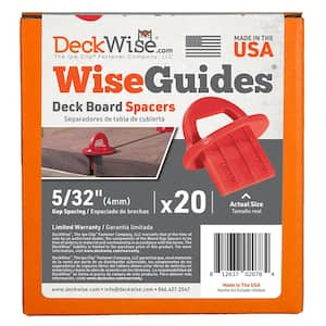 WiseGuides 5/32 in. Gap Deck Board Spacer for Hidden Deck Fasteners (20-Count)