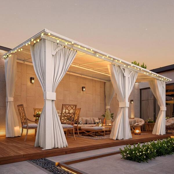 AECOJOY 16 ft. x 10 ft. Outdoor Hard Top Gazebo for Patio, Large